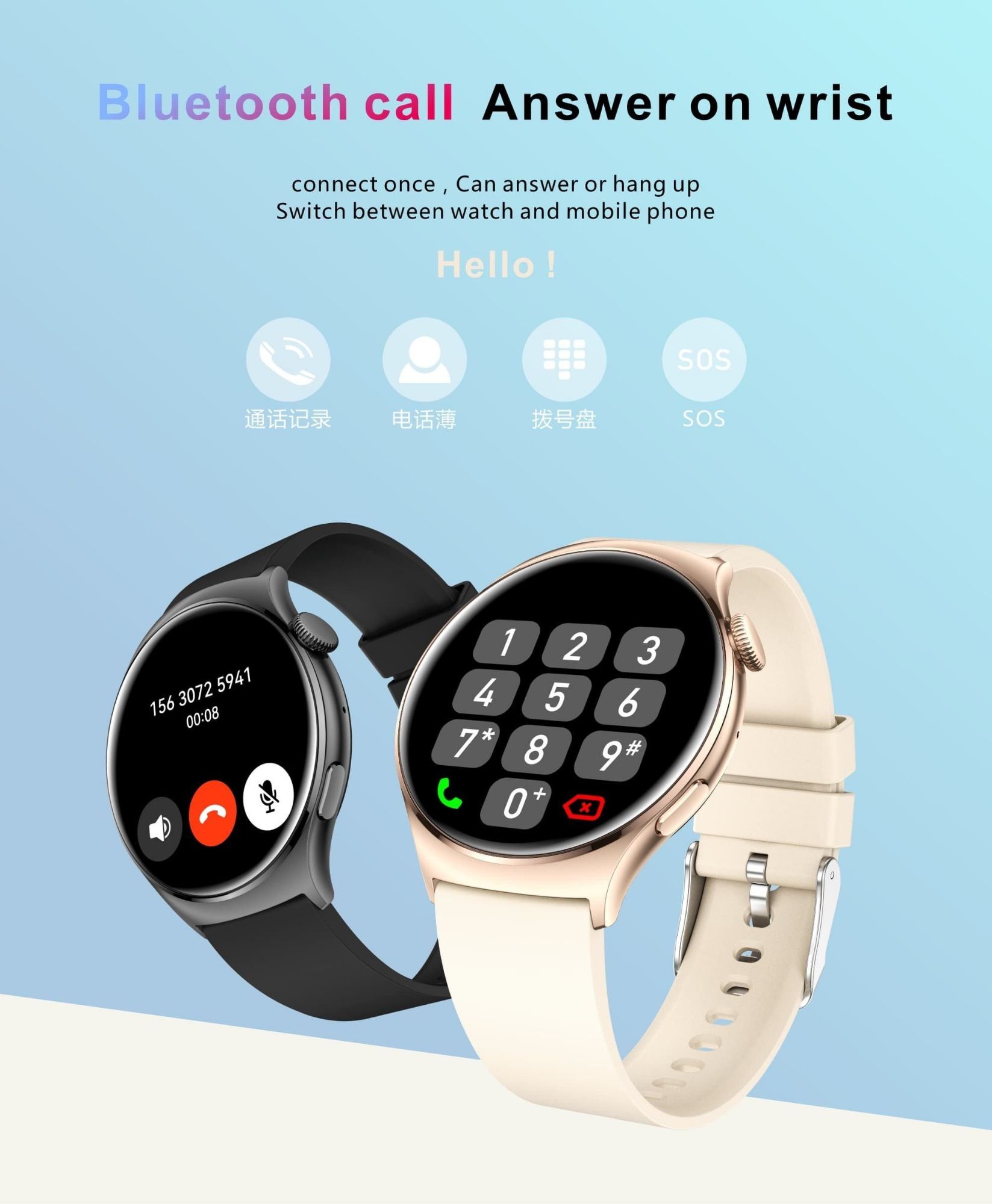 CR089 Bluetooth Smart Watch, image 9 of 10